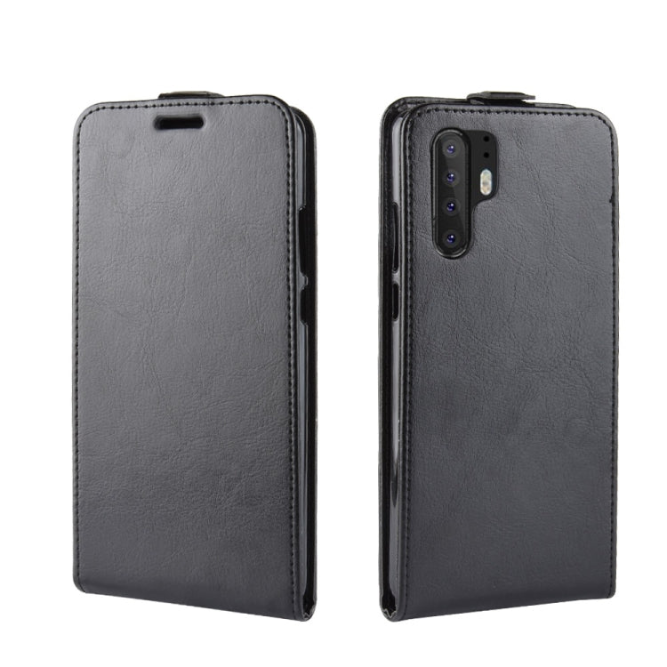For Huawei P30 Pro R64 Texture Single Vertical Flip Leather Protective Case with Card Slots & Photo Frame