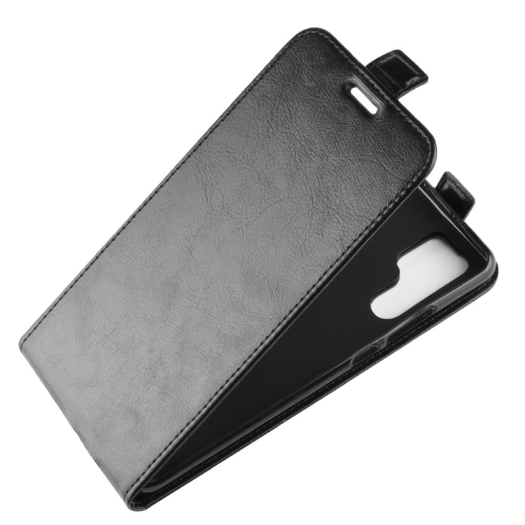 For Huawei P30 Pro R64 Texture Single Vertical Flip Leather Protective Case with Card Slots & Photo Frame