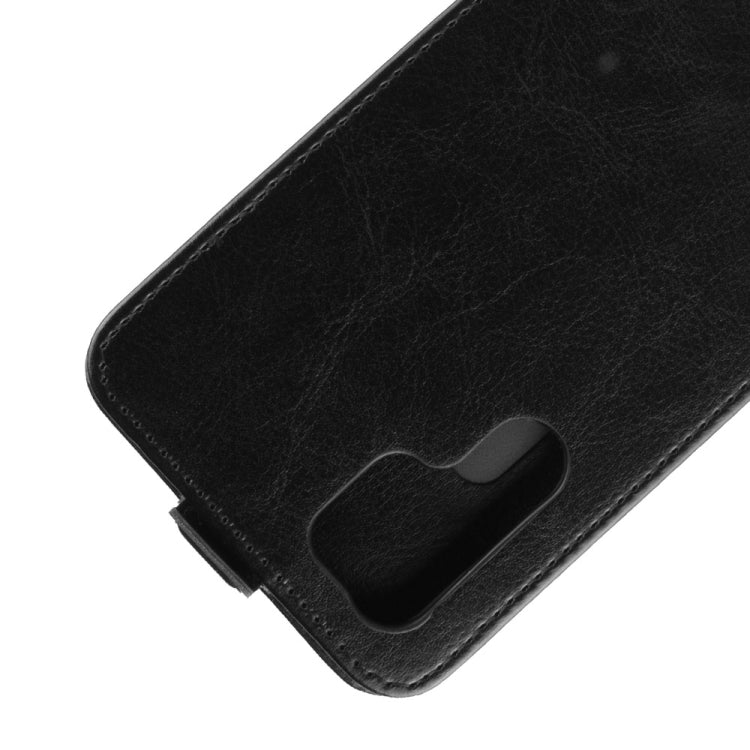 For Huawei P30 Pro R64 Texture Single Vertical Flip Leather Protective Case with Card Slots & Photo Frame