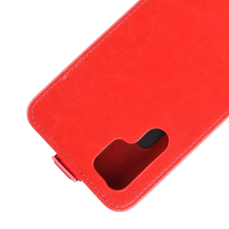 For Huawei P30 Pro R64 Texture Single Vertical Flip Leather Protective Case with Card Slots & Photo Frame