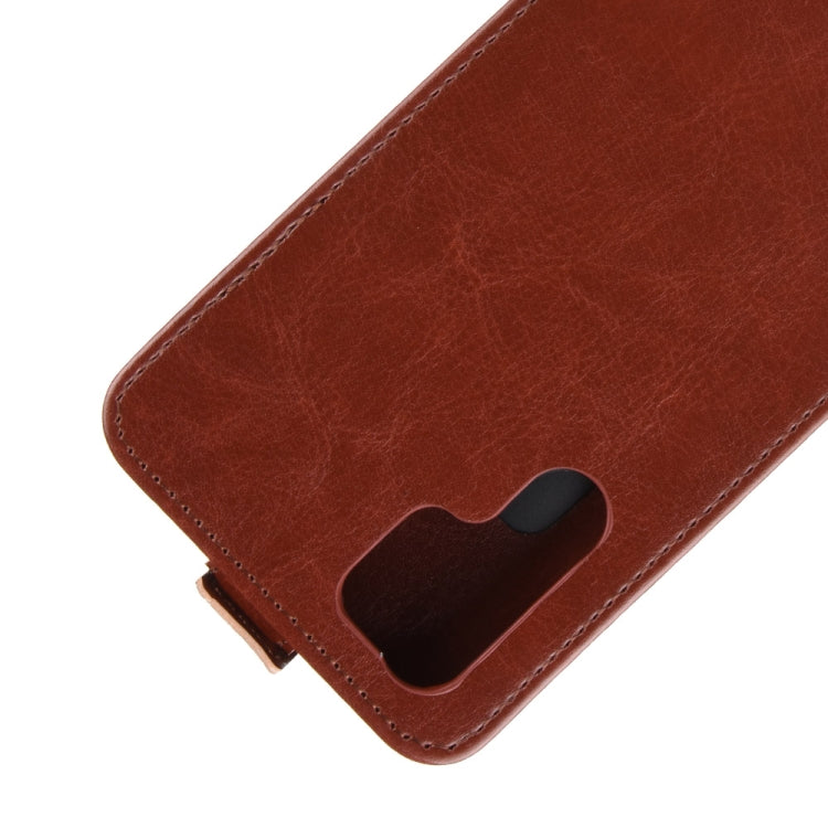 For Huawei P30 Pro R64 Texture Single Vertical Flip Leather Protective Case with Card Slots & Photo Frame