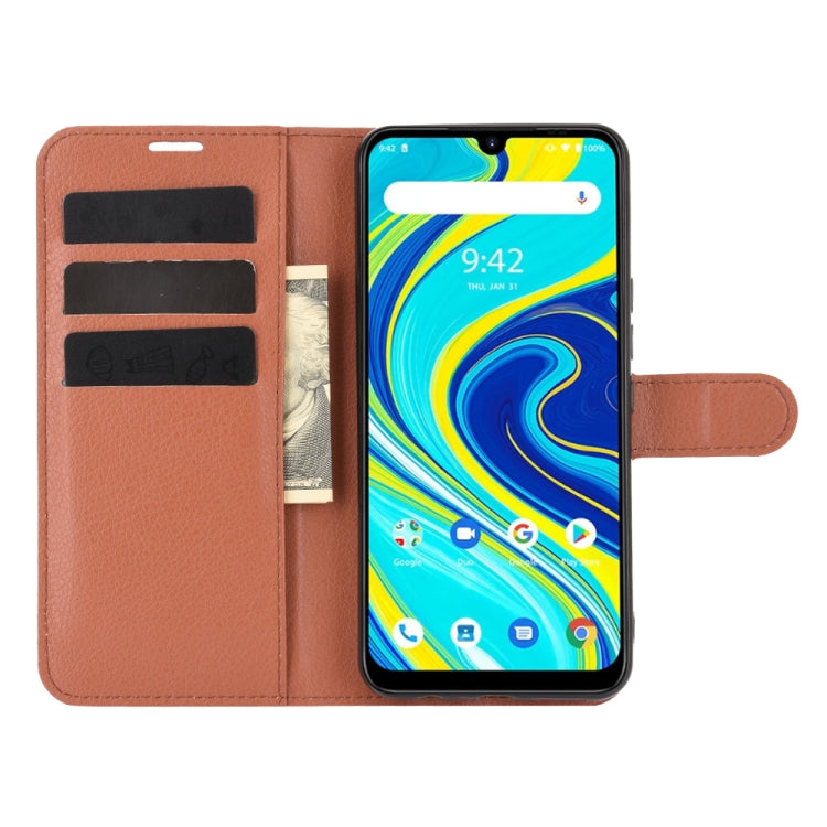 For UMIDIGI  A7 Pro Litchi Texture Horizontal Flip Protective Case with Holder & Card Slots & Wallet