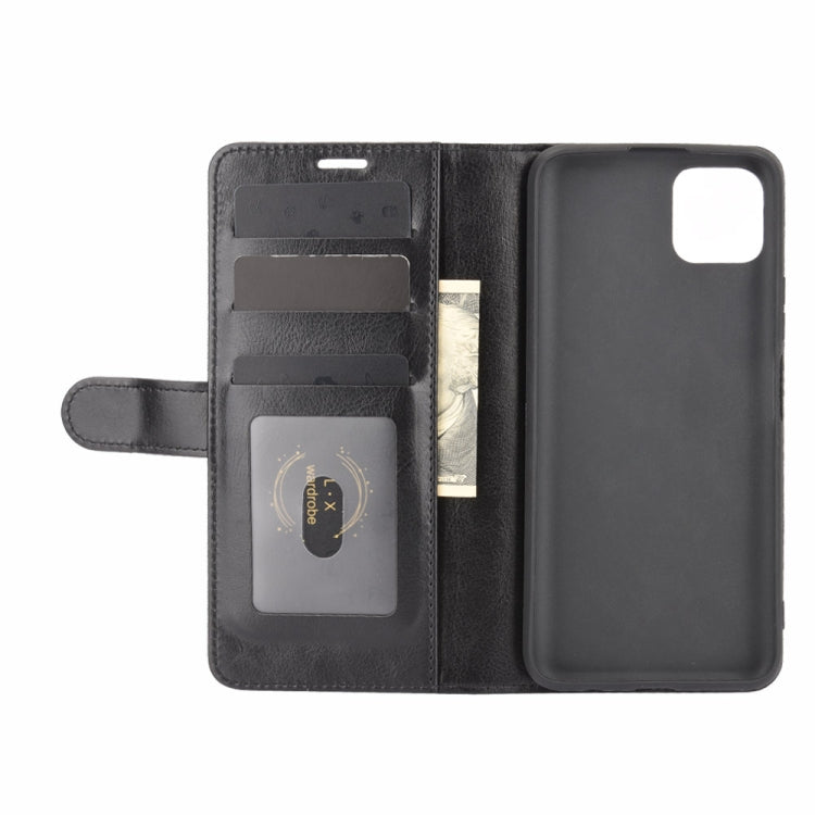 For Huawei Enjoy 20 R64 Texture Single Horizontal Flip Protective Case with Holder & Card Slots & Wallet& Photo Frame