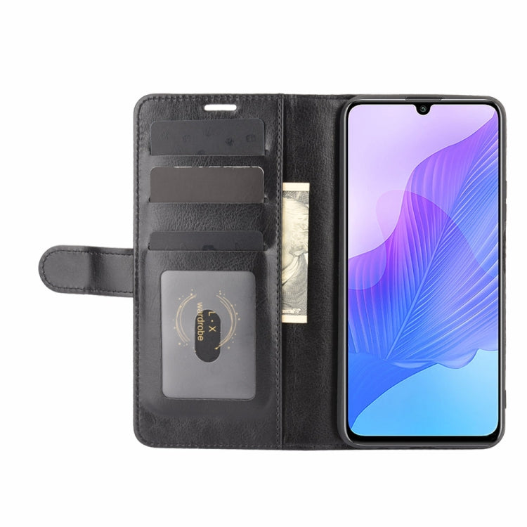 For Huawei Enjoy 20 R64 Texture Single Horizontal Flip Protective Case with Holder & Card Slots & Wallet& Photo Frame