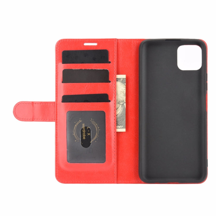 For Huawei Enjoy 20 R64 Texture Single Horizontal Flip Protective Case with Holder & Card Slots & Wallet& Photo Frame