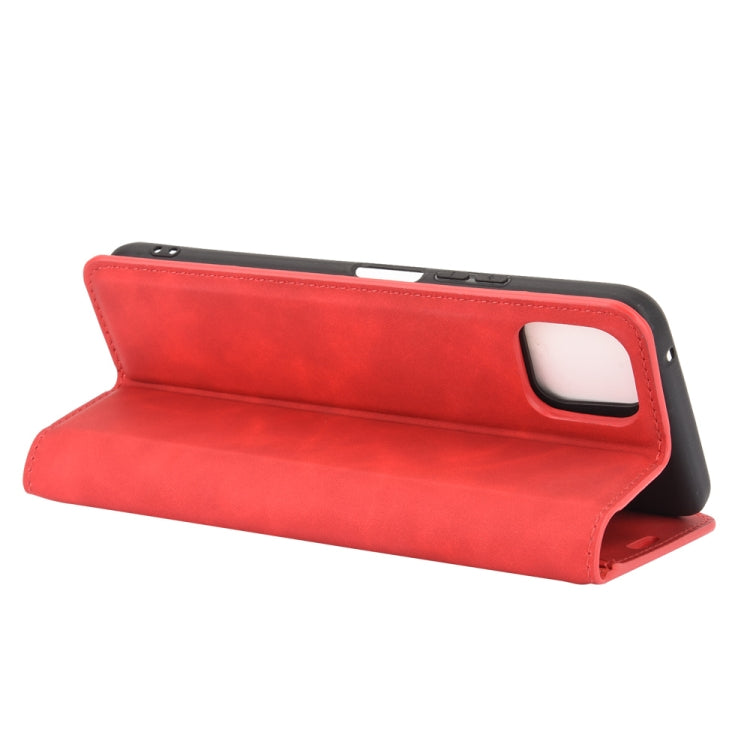For Huawei Enjoy 20 Retro-skin Business Magnetic Suction Leather Case with Holder & Card Slots & Wallet