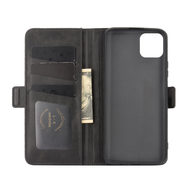 For Huawei Enjoy 20 Dual-side Magnetic Buckle Horizontal Flip Leather Case with Holder & Card Slots & Wallet