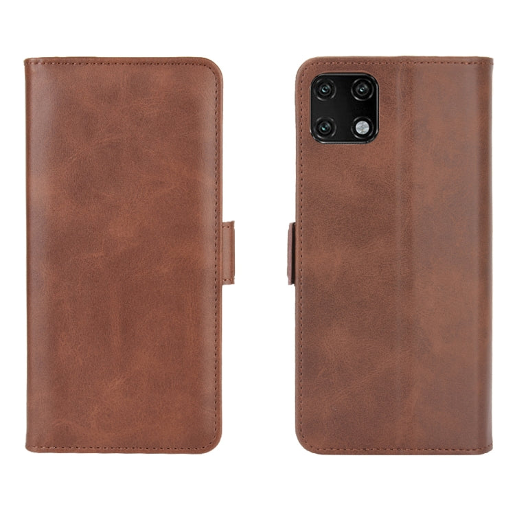 For Huawei Enjoy 20 Dual-side Magnetic Buckle Horizontal Flip Leather Case with Holder & Card Slots & Wallet