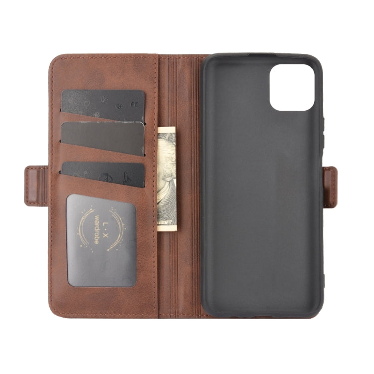 For Huawei Enjoy 20 Dual-side Magnetic Buckle Horizontal Flip Leather Case with Holder & Card Slots & Wallet