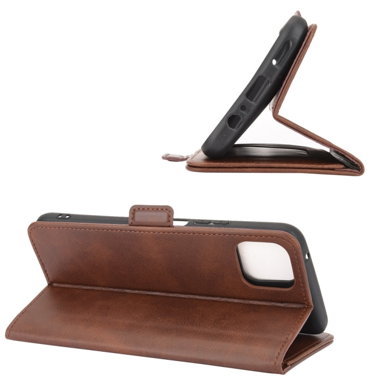For Huawei Enjoy 20 Dual-side Magnetic Buckle Horizontal Flip Leather Case with Holder & Card Slots & Wallet