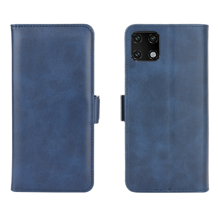 For Huawei Enjoy 20 Dual-side Magnetic Buckle Horizontal Flip Leather Case with Holder & Card Slots & Wallet