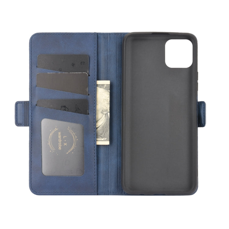 For Huawei Enjoy 20 Dual-side Magnetic Buckle Horizontal Flip Leather Case with Holder & Card Slots & Wallet