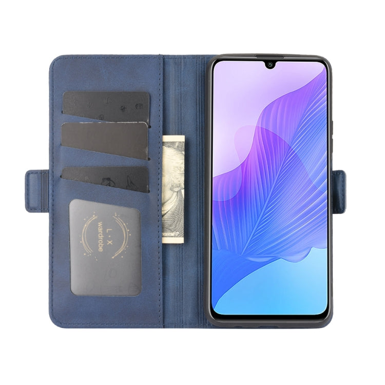 For Huawei Enjoy 20 Dual-side Magnetic Buckle Horizontal Flip Leather Case with Holder & Card Slots & Wallet