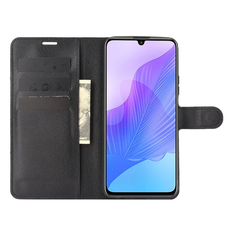 For Huawei Enjoy 20 Litchi Texture Horizontal Flip Protective Case with Holder & Card Slots & Wallet
