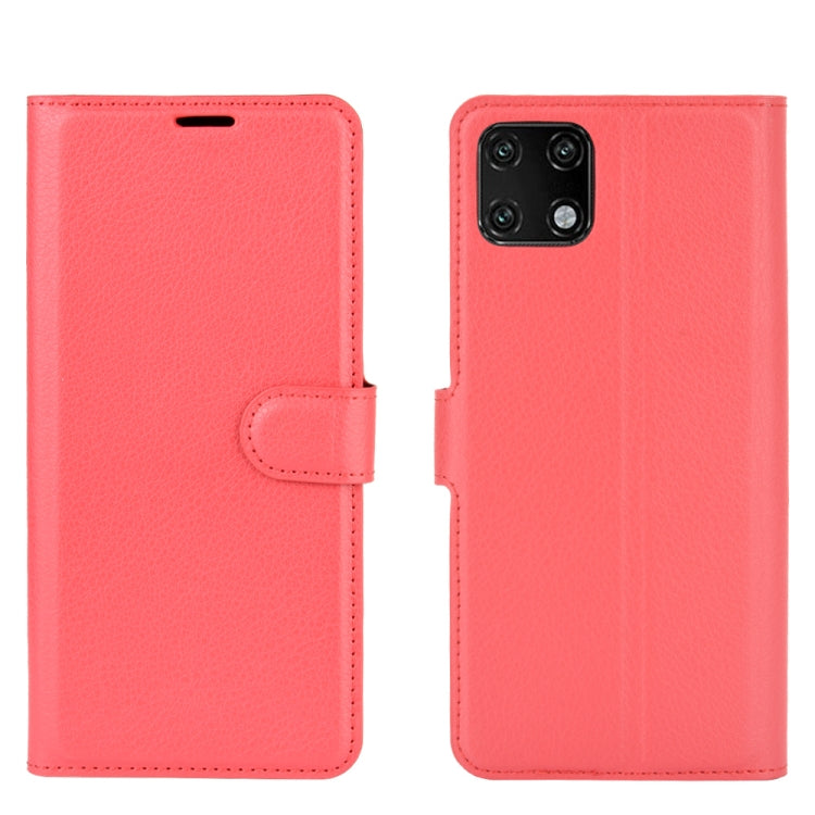 For Huawei Enjoy 20 Litchi Texture Horizontal Flip Protective Case with Holder & Card Slots & Wallet