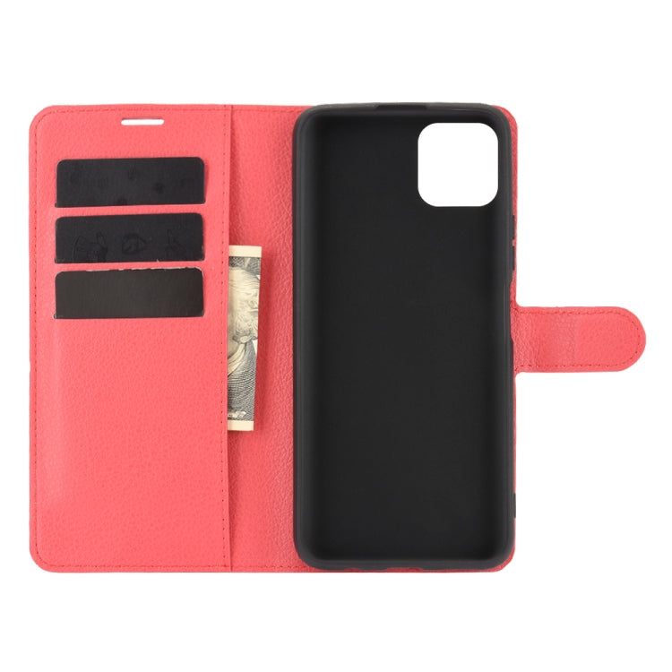 For Huawei Enjoy 20 Litchi Texture Horizontal Flip Protective Case with Holder & Card Slots & Wallet