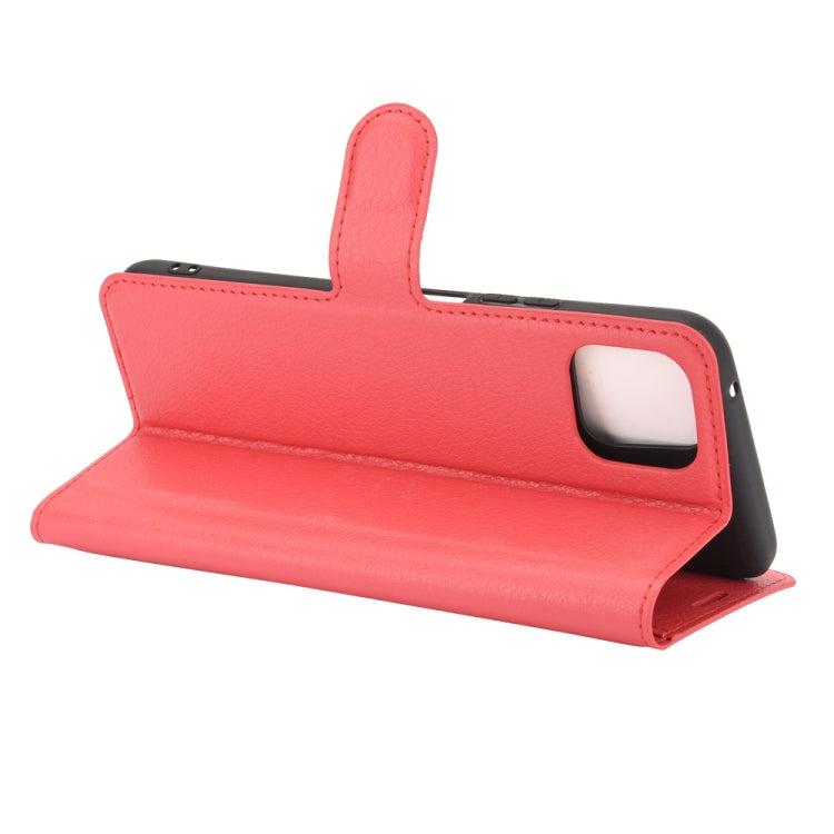 For Huawei Enjoy 20 Litchi Texture Horizontal Flip Protective Case with Holder & Card Slots & Wallet