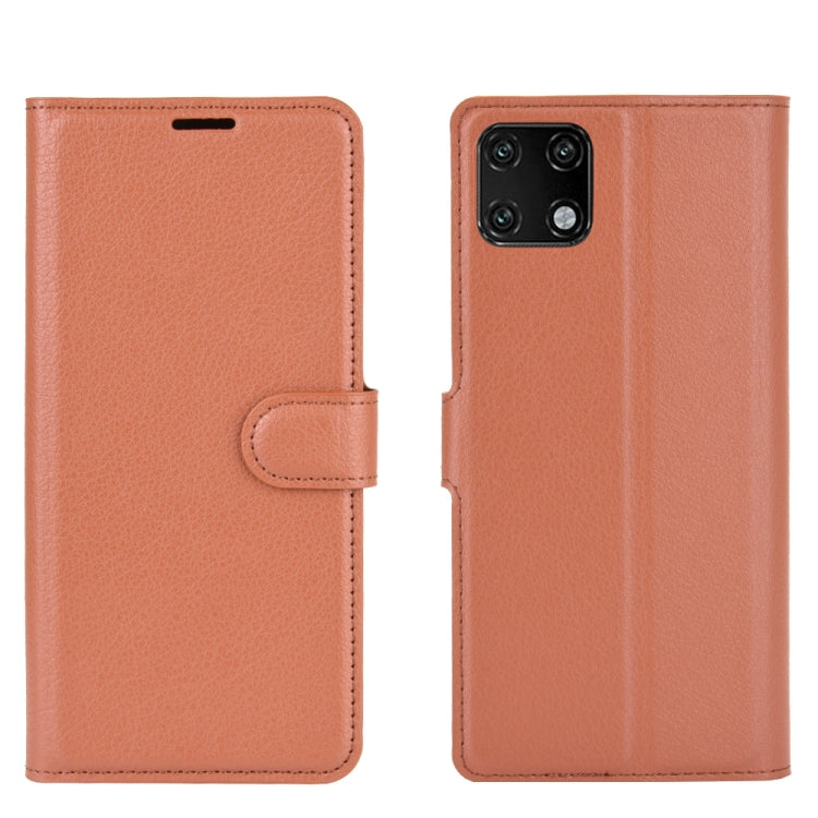 For Huawei Enjoy 20 Litchi Texture Horizontal Flip Protective Case with Holder & Card Slots & Wallet