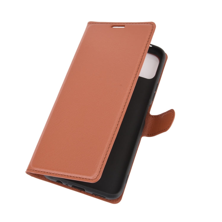 For Huawei Enjoy 20 Litchi Texture Horizontal Flip Protective Case with Holder & Card Slots & Wallet
