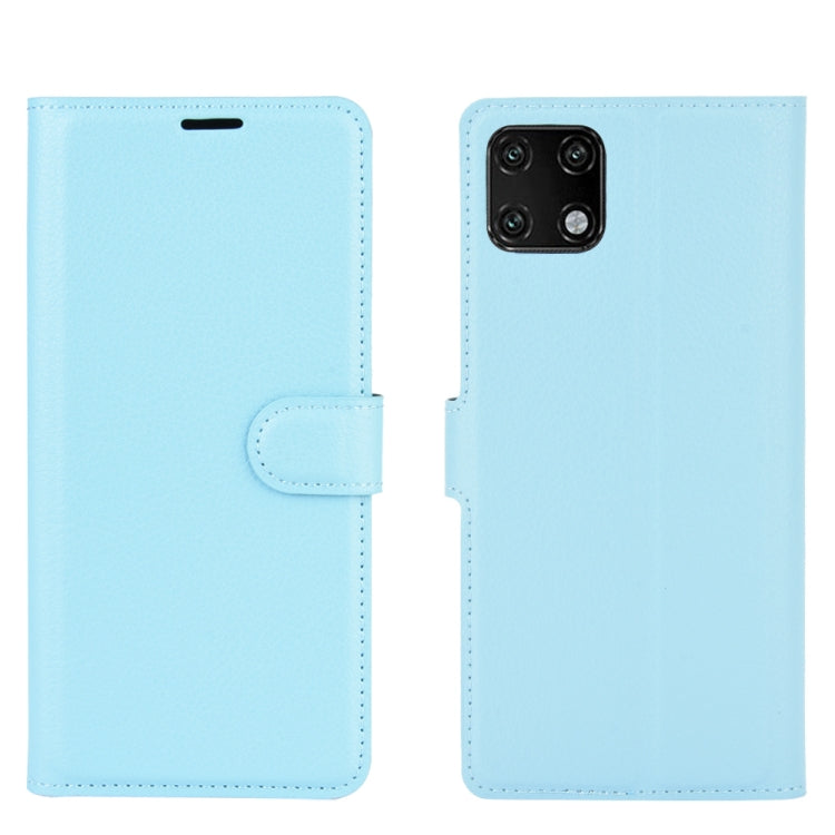 For Huawei Enjoy 20 Litchi Texture Horizontal Flip Protective Case with Holder & Card Slots & Wallet