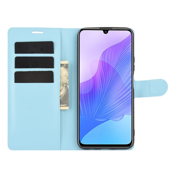 For Huawei Enjoy 20 Litchi Texture Horizontal Flip Protective Case with Holder & Card Slots & Wallet