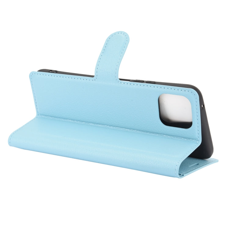 For Huawei Enjoy 20 Litchi Texture Horizontal Flip Protective Case with Holder & Card Slots & Wallet