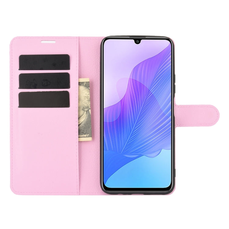 For Huawei Enjoy 20 Litchi Texture Horizontal Flip Protective Case with Holder & Card Slots & Wallet