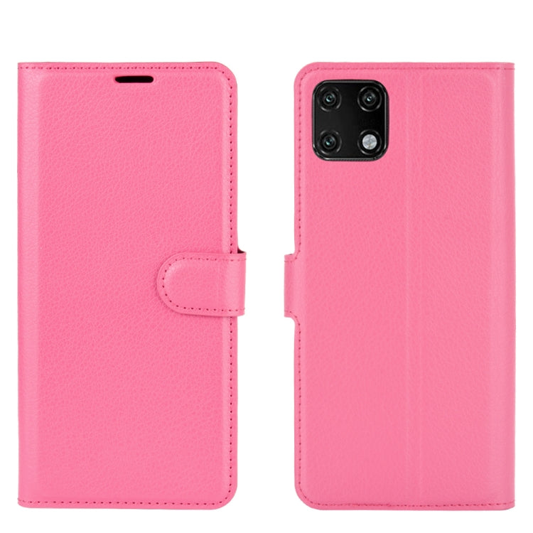 For Huawei Enjoy 20 Litchi Texture Horizontal Flip Protective Case with Holder & Card Slots & Wallet