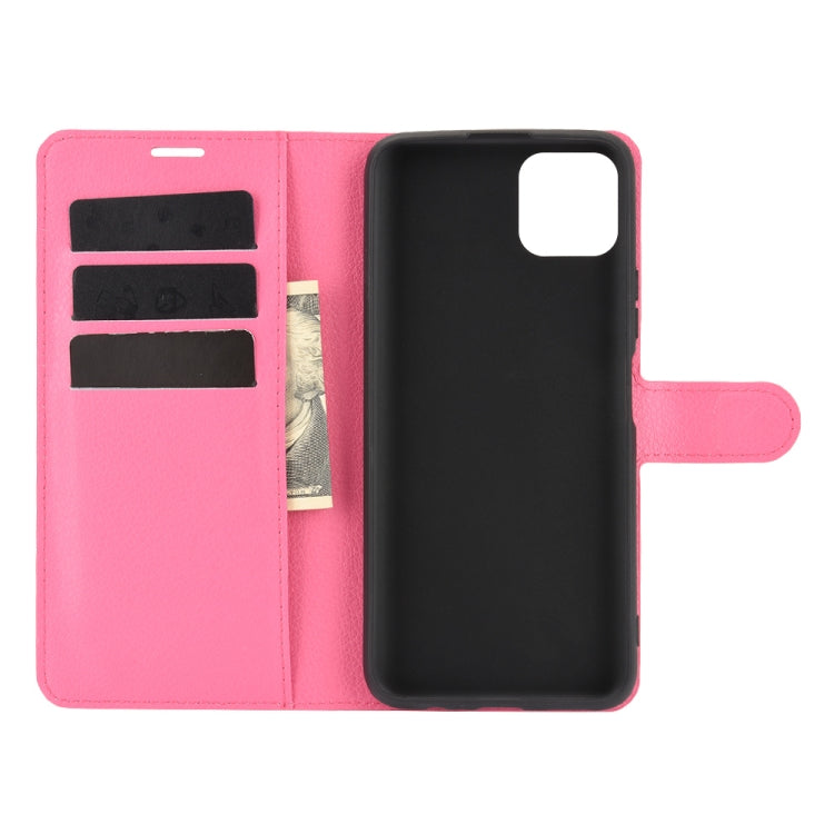 For Huawei Enjoy 20 Litchi Texture Horizontal Flip Protective Case with Holder & Card Slots & Wallet
