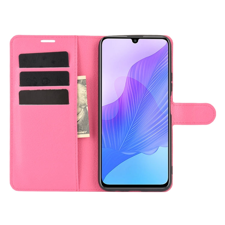 For Huawei Enjoy 20 Litchi Texture Horizontal Flip Protective Case with Holder & Card Slots & Wallet