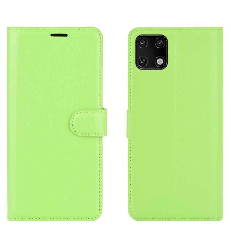 For Huawei Enjoy 20 Litchi Texture Horizontal Flip Protective Case with Holder & Card Slots & Wallet