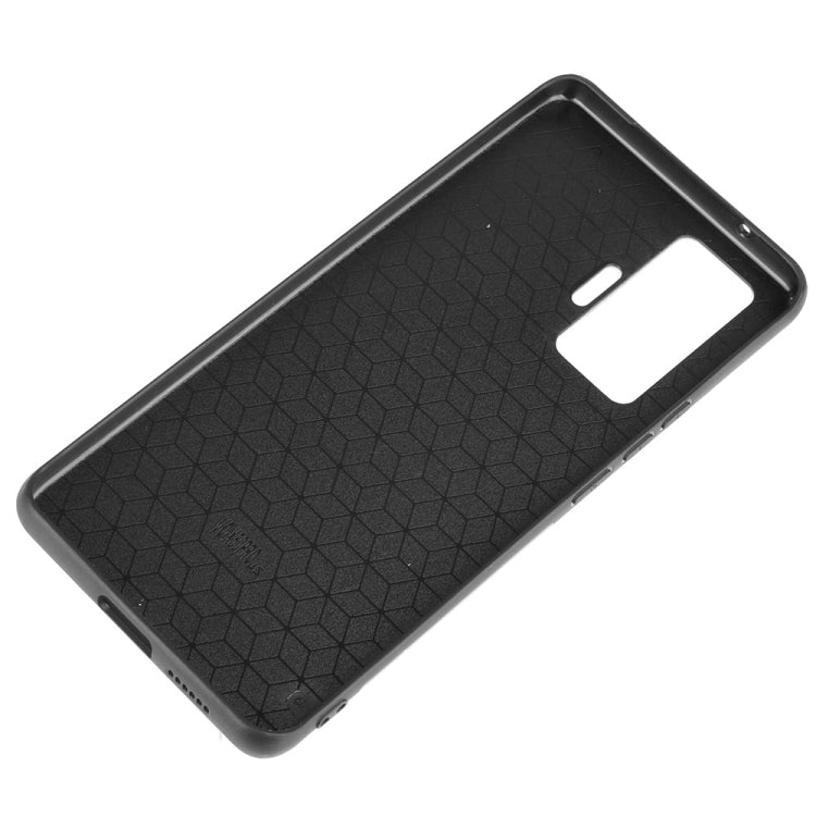 For Vivo X50 Pro Shockproof Sewing Cow Pattern Skin PC + PU + TPU Case