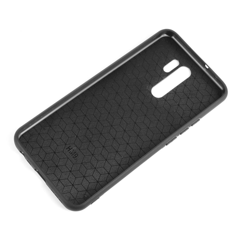 For Xiaomi Redmi 9 Shockproof Sewing Cow Pattern Skin PC + PU + TPU Case