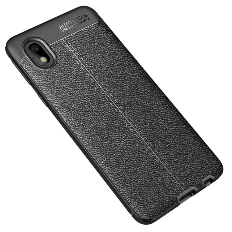 For Samsung Galaxy A01 Core/M01Core Litchi Texture TPU Shockproof Case