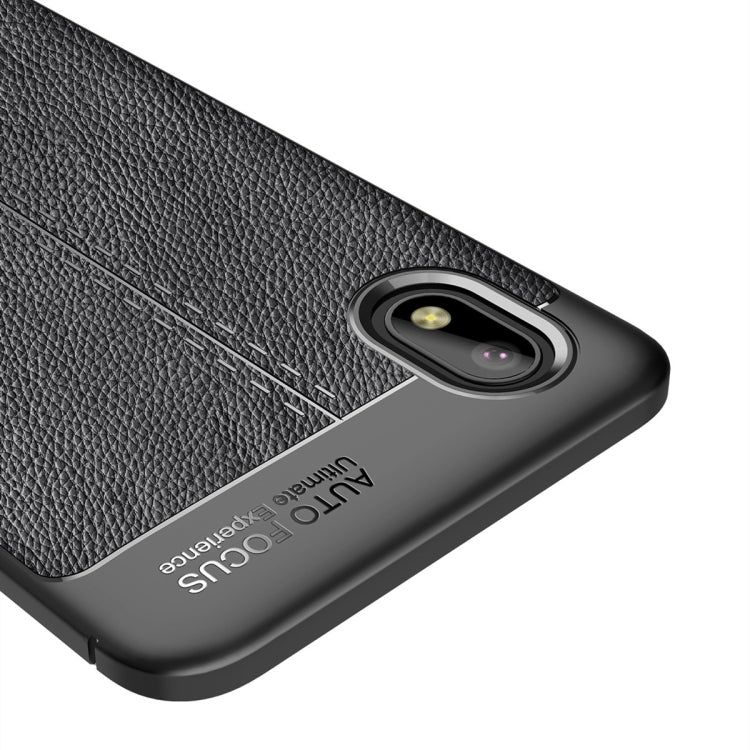 For Samsung Galaxy A01 Core/M01Core Litchi Texture TPU Shockproof Case