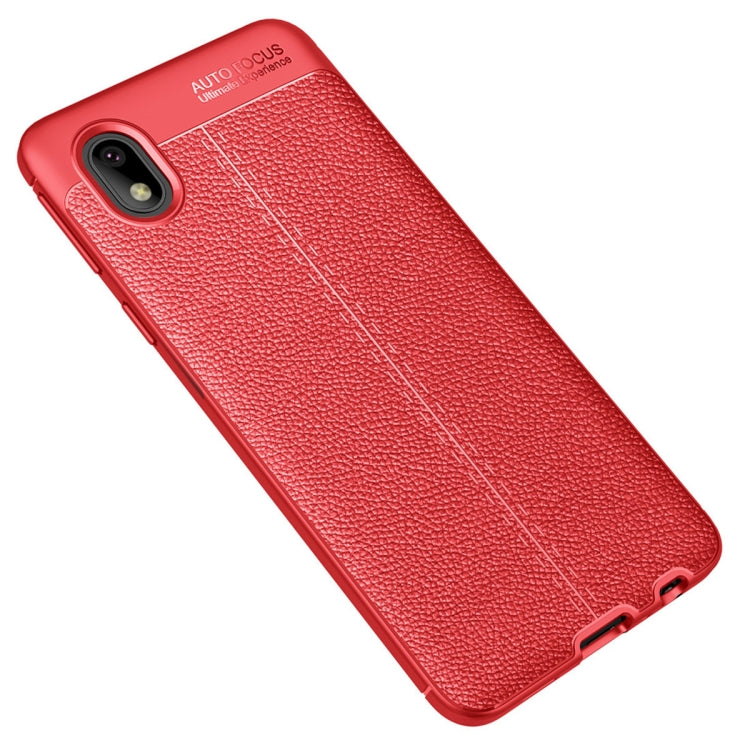 For Samsung Galaxy A01 Core/M01Core Litchi Texture TPU Shockproof Case