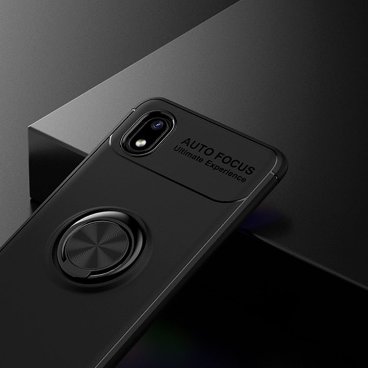 For Samsung Galaxy A01 Core Metal Ring Holder 360 Degree Rotating TPU Case