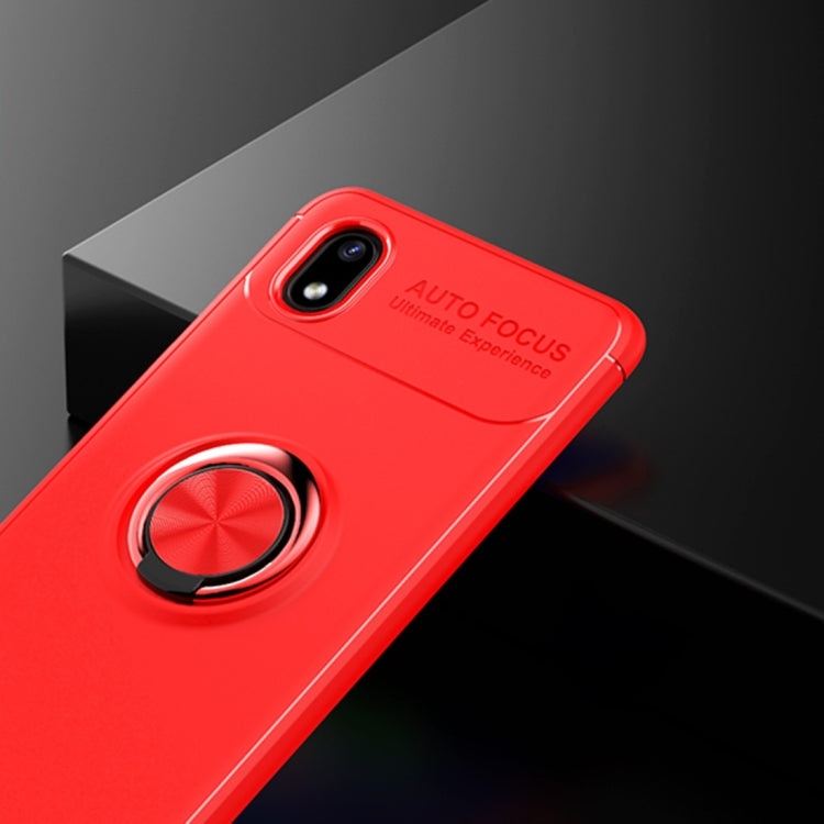 For Samsung Galaxy A01 Core Metal Ring Holder 360 Degree Rotating TPU Case