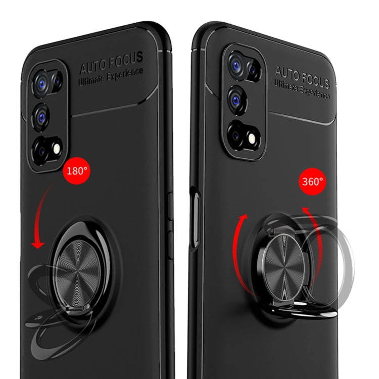 For OPPO Realme V5 Metal Ring Holder 360 Degree Rotating TPU Case