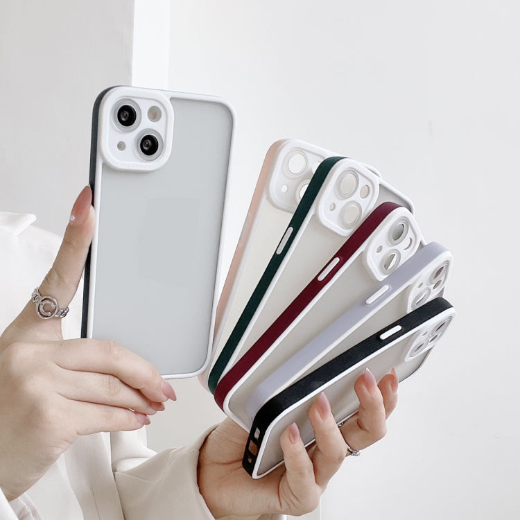 For iPhone 13 Cat Eye Skin Feeling 3 in 1 TPU Phone Case