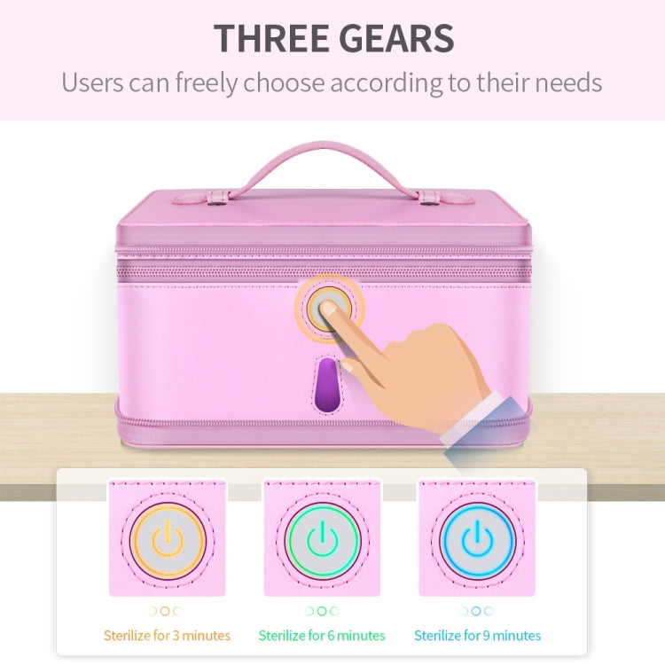 UVC Ultraviolet Sterilization Bag Portable Foldable Clothing Sterilization Box Bag, Size:Large 28x22x18cm