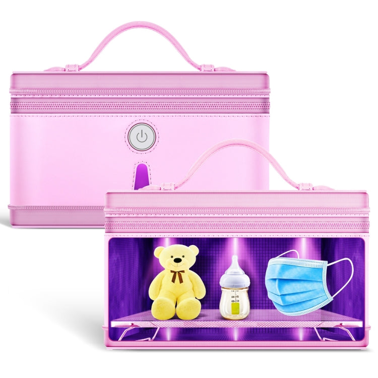 UVC Ultraviolet Sterilization Bag Portable Foldable Clothing Sterilization Box Bag, Size:Small 21.5x16x13cm