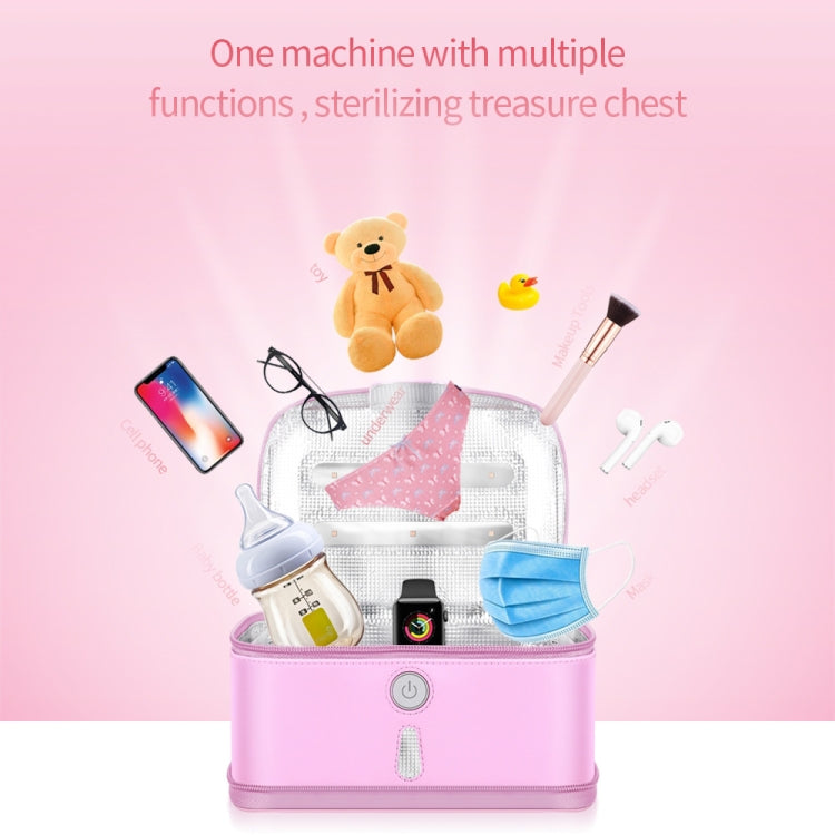 UVC Ultraviolet Sterilization Bag Portable Foldable Clothing Sterilization Box Bag, Size:Small 21.5x16x13cm