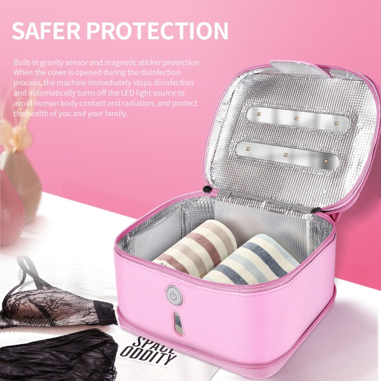 UVC Ultraviolet Sterilization Bag Portable Foldable Clothing Sterilization Box Bag, Size:Small 21.5x16x13cm