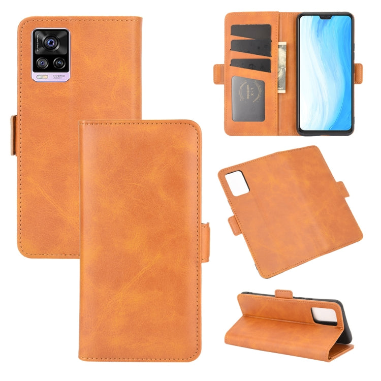 For Vivo S7 5G Dual-side Magnetic Buckle Horizontal Flip Leather Case with Holder & Card Slots & Wallet