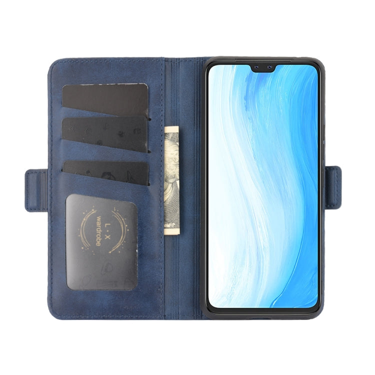 For Vivo S7 5G Dual-side Magnetic Buckle Horizontal Flip Leather Case with Holder & Card Slots & Wallet