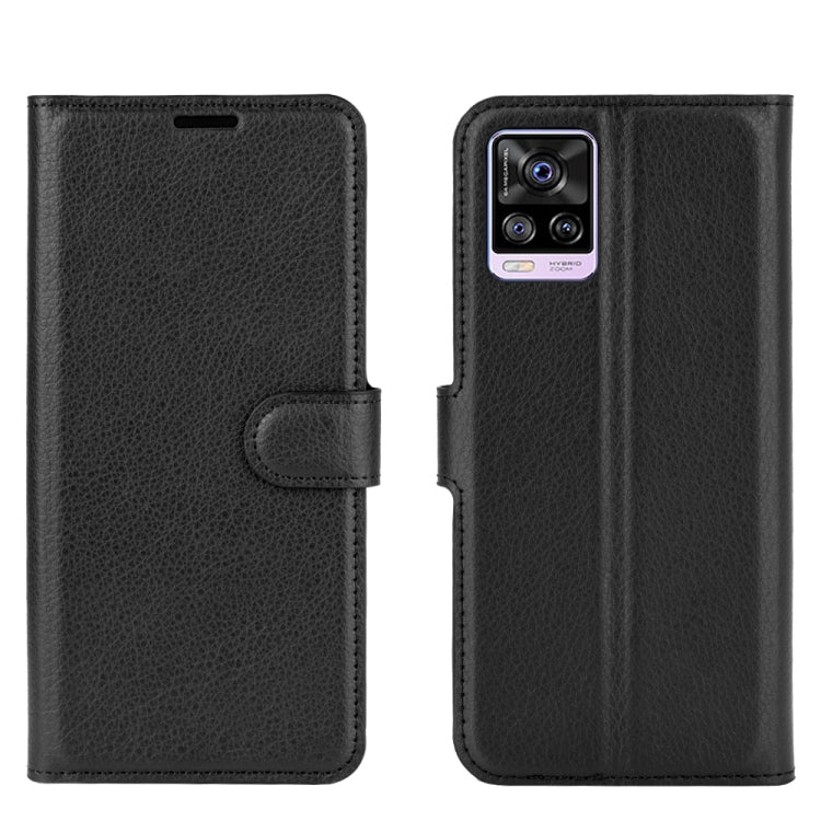 For Vivo S7 5G Litchi Texture Horizontal Flip Protective Case with Holder & Card Slots & Wallet