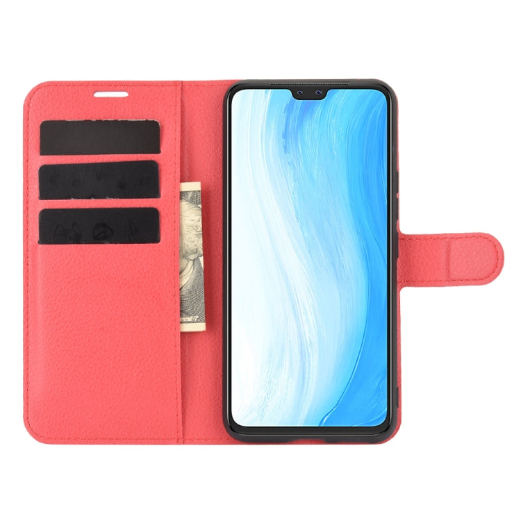 For Vivo S7 5G Litchi Texture Horizontal Flip Protective Case with Holder & Card Slots & Wallet