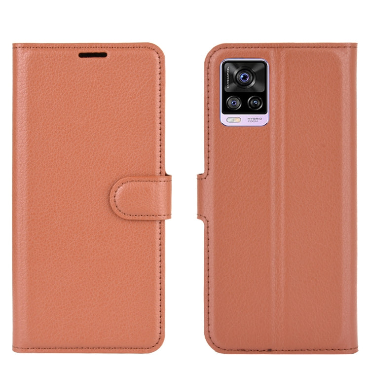 For Vivo S7 5G Litchi Texture Horizontal Flip Protective Case with Holder & Card Slots & Wallet