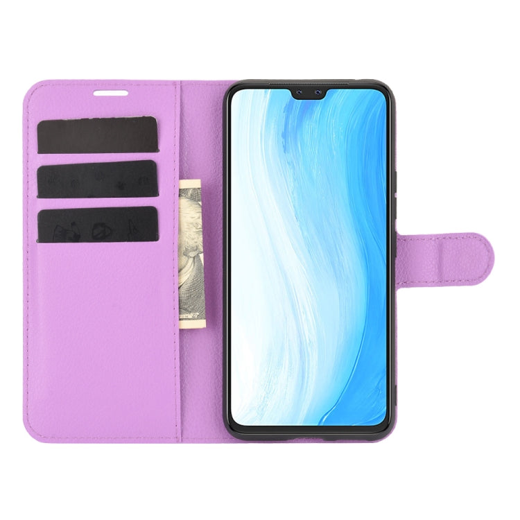 For Vivo S7 5G Litchi Texture Horizontal Flip Protective Case with Holder & Card Slots & Wallet